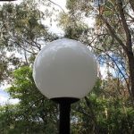 Post Top Sphere Opal