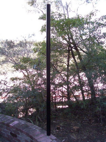 Straight Aluminium Poles Inground